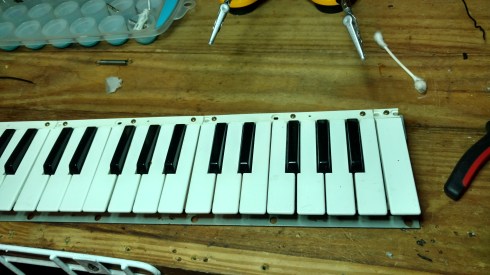 ...to restore the natural harmony of the keybed.