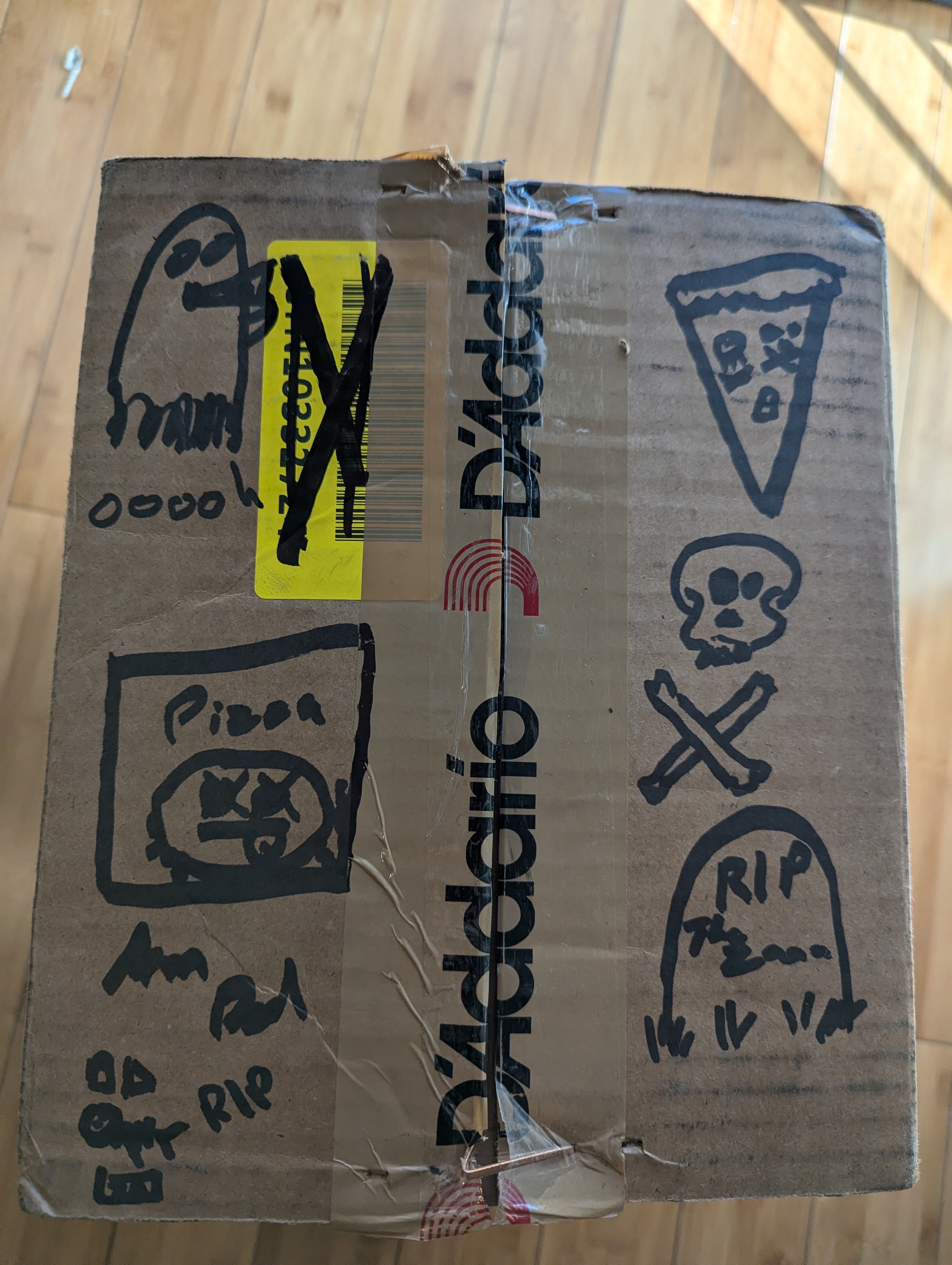 the “Death Pizza” shipping/handling art collection – Music Lessons